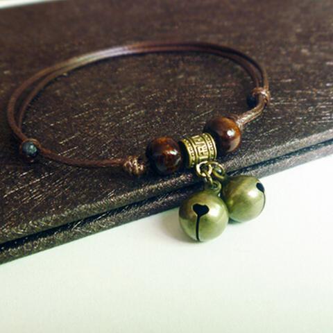 Bracelet de cheville Couple DECORATION DE CORDE ROUGE CHINOISE CREATIVE - Ref 3104303