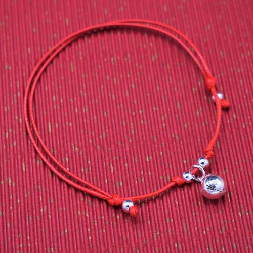 Bracelet de cheville Couple Argentée - Ref 3104304