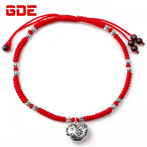 Bracelet de cheville Femme Argentée - Ref 3104340