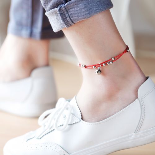 Bracelet de cheville Femme Argentée - Ref 3104348