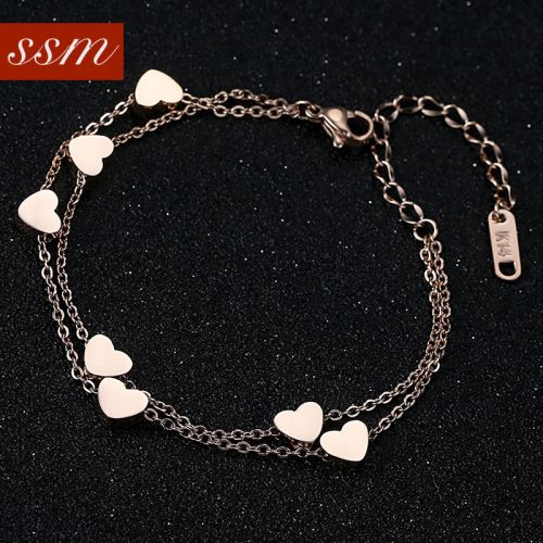 Bracelet de cheville Femme en Acier au titane - Ref 3104361