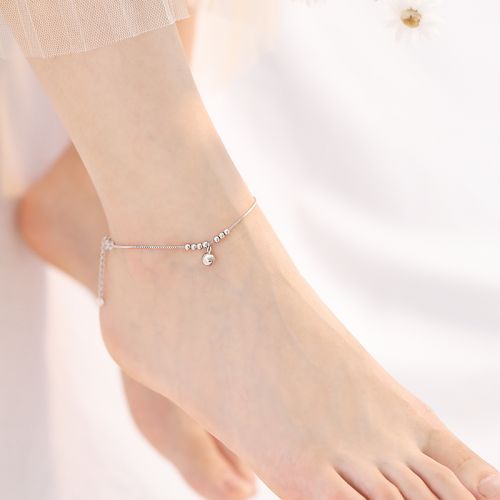 Bracelet de cheville Femme Argentée - Ref 3104372