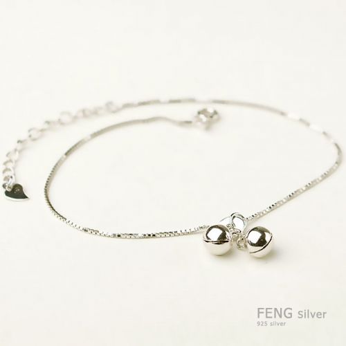 Bracelet de cheville Femme Argentée - Ref 3104387