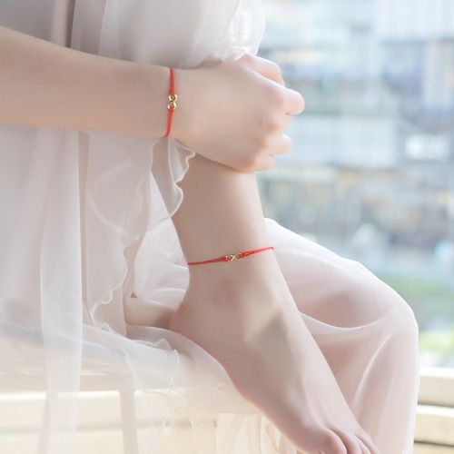 Bracelet de cheville Femme LUCKYLINE Argentée - Ref 3104388