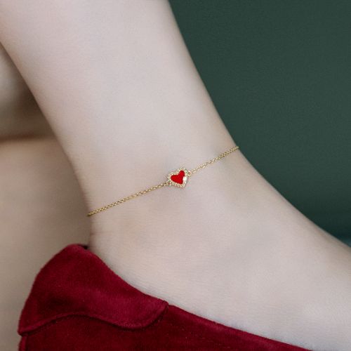 Bracelet de cheville Femme Argentée - Ref 3104428
