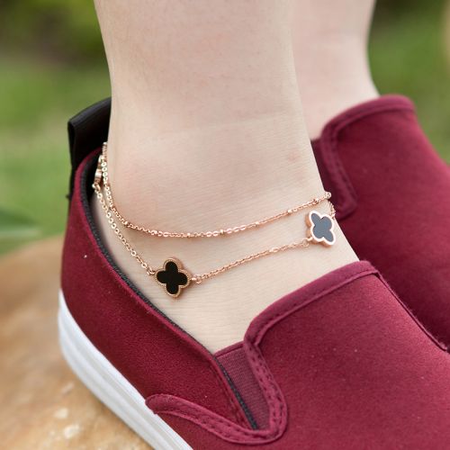 Bracelet de cheville Femme en Acier au titane - Ref 3104432
