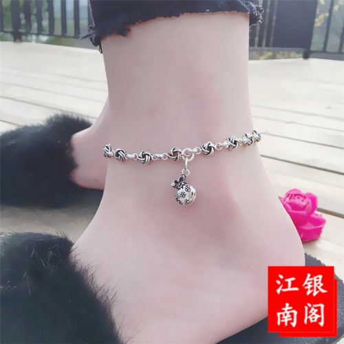Bracelet de cheville Femme Argentée - Ref 3104474