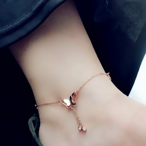 Bracelet de cheville Femme en Acier au titane - Ref 3104503