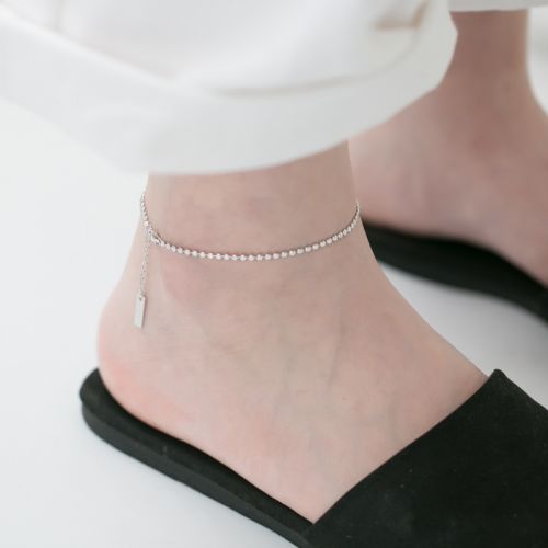 Bracelet de cheville Femme CHICLIFE Argentée - Ref 3104519