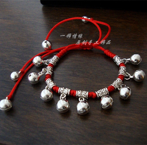 Bracelet de cheville en Alliage argent plaque or - Ref 3104545