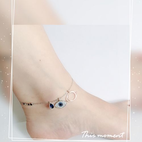 Bracelet de cheville Femme Argentée - Ref 3104546