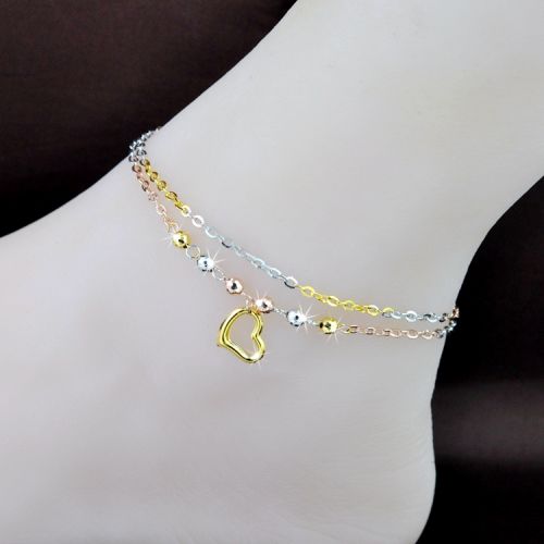 Bracelet de cheville Femme Argentée - Ref 3104607