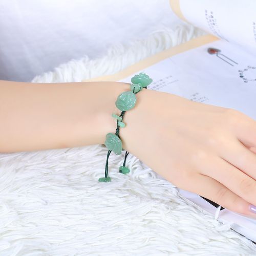 Bracelet de cheville Femme en Cristal naturel pierre semi-precieuse - Ref 3104612