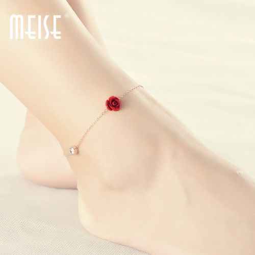 Bracelet de cheville Femme Argentée - Ref 3104623