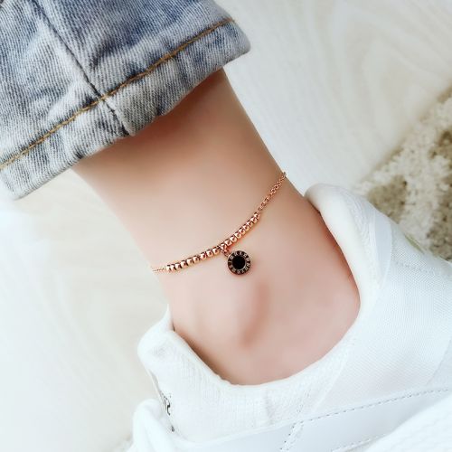 Bracelet de cheville Femme en Acier au titane - Ref 3104638