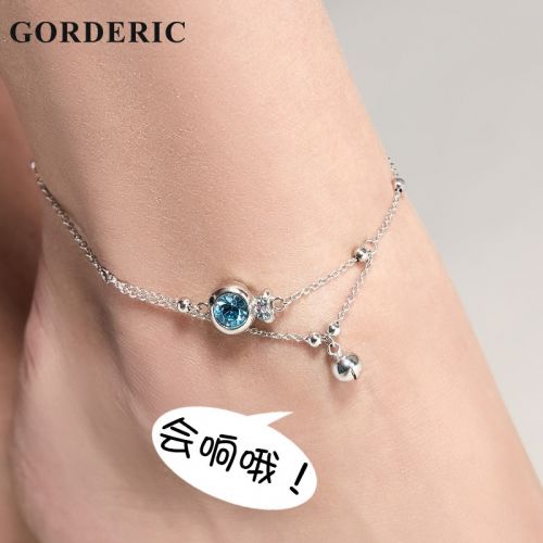 Bracelet de cheville Femme Argentée - Ref 3104649
