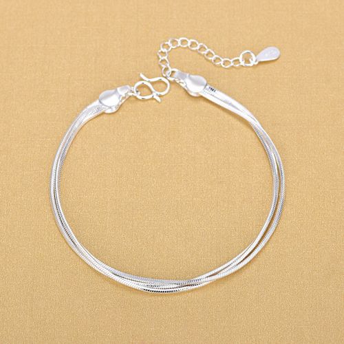 Bracelet de cheville Femme Argentée - Ref 3104669