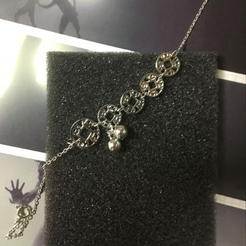Bracelet de cheville Femme Argentée - Ref 3104700