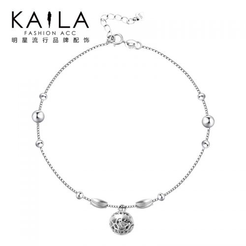 Bracelet de cheville Femme KAILA Argentée - Ref 3104792