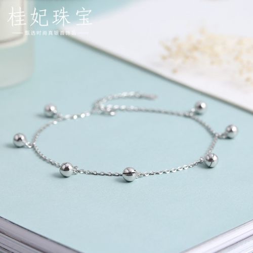 Bracelet de cheville Femme Argentée - Ref 3104845