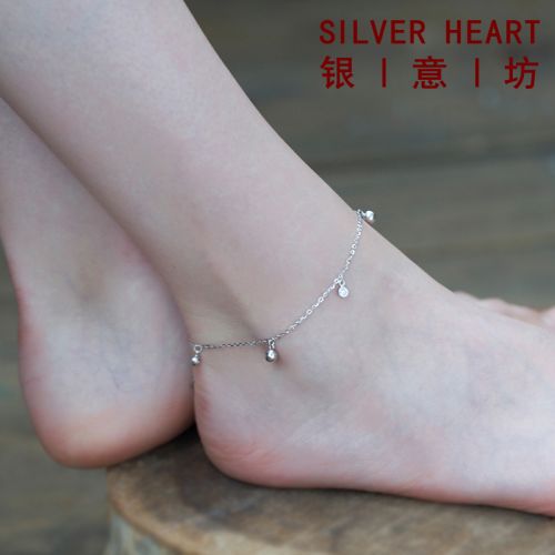 Bracelet de cheville Femme Argentée - Ref 3104873