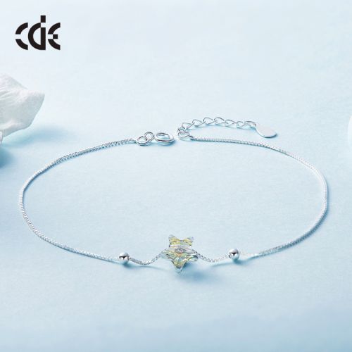 Bracelet de cheville Femme CDE Argentée - Ref 3104888