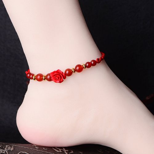 Bracelet de cheville Femme en Matiere mixte - Ref 3104893