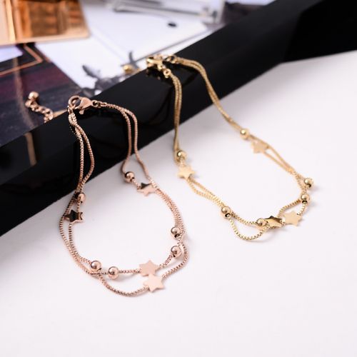 Bracelet de cheville Femme en Acier au titane - Ref 3104905