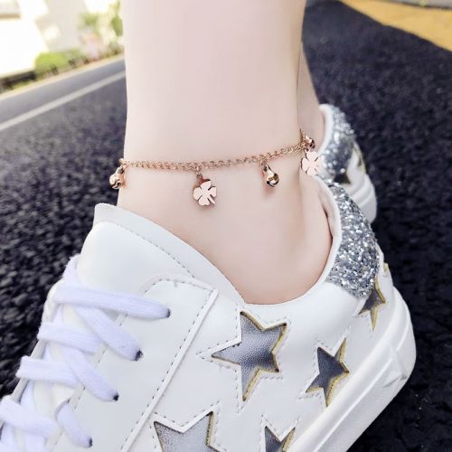 Bracelet de cheville Femme en Acier au titane - Ref 3104936