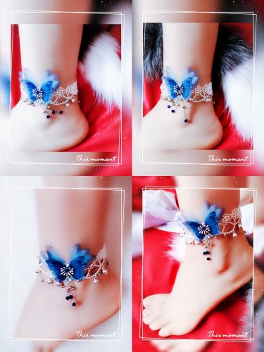 Bracelet de cheville Femme en Dentelle - Ref 3104943