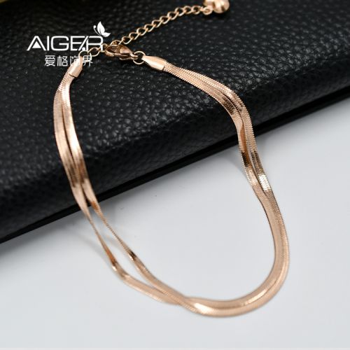 Bracelet de cheville Femme en Acier au titane - Ref 3105054