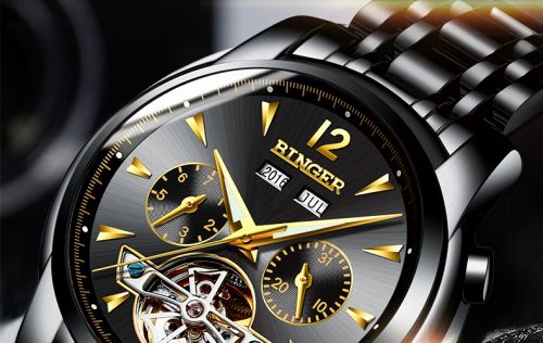 Bracelet montre pour homme BINGER - Ref 3271604