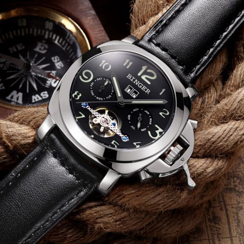Bracelet montre pour homme BINGER - Ref 3271710
