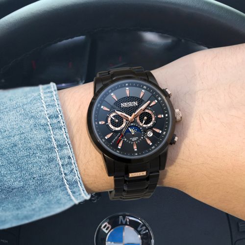 Bracelet montre pour homme NESUN - Ref 3273482