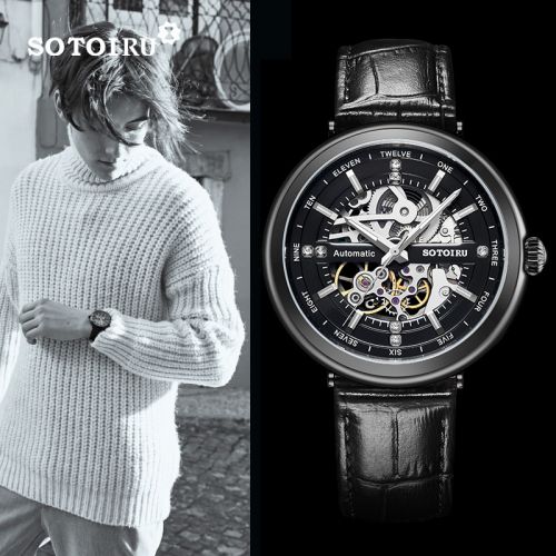 Bracelet montre pour homme SOTOIRU - Ref 3273701
