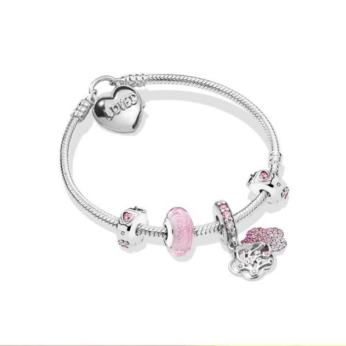 Bracelet serti de perles fleurs deau 3425622