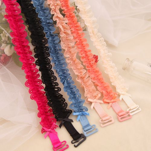 Bretelles pour lingerie Plier en mousseline de soie - Ref 809787