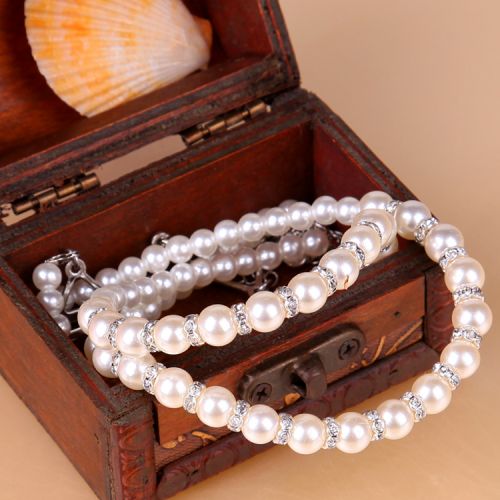 Bretelles pour lingerie Perle clip diamant - Ref 809794