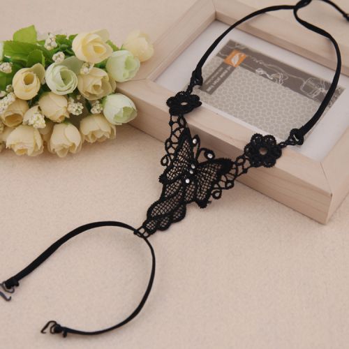 Bretelles pour lingerie US bracelet diamant papillon - Ref 811385