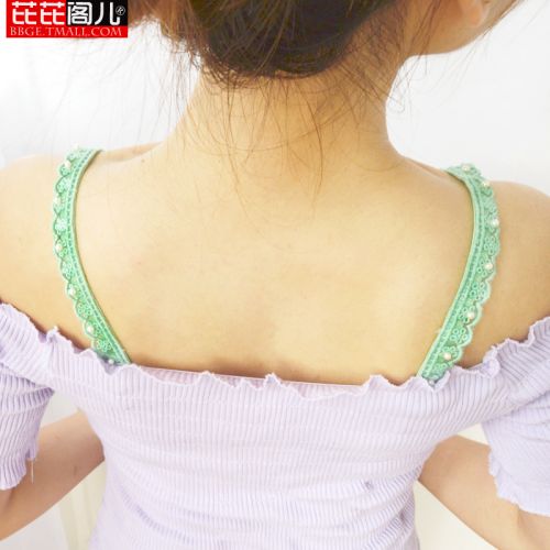  Bretelles pour lingerie Perle dentelle ceinture d'épaule,  - Ref 826667