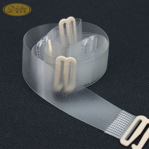 Bretelles pour lingerie DIZTIE Gommage transparent bandoulière invisible - Ref 829085