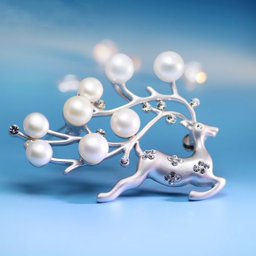 Broche femme en Nacre - Ref 1170077