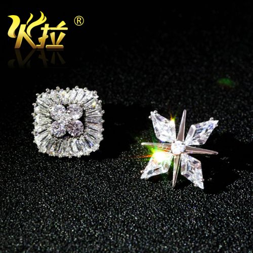 Broche femme en Alliage argent et plaqué or - Ref 1170285