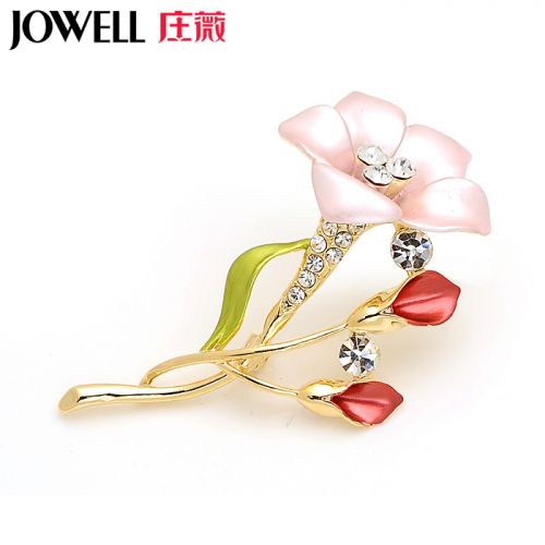 Broche femme en Alliage argent et plaqué or - Ref 1170332