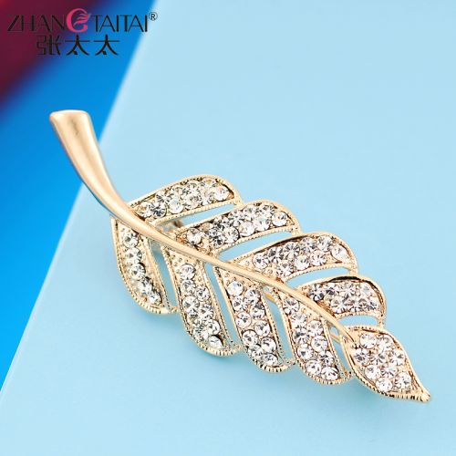 Broche femme en Alliage argent et plaqué or - Ref 1170334