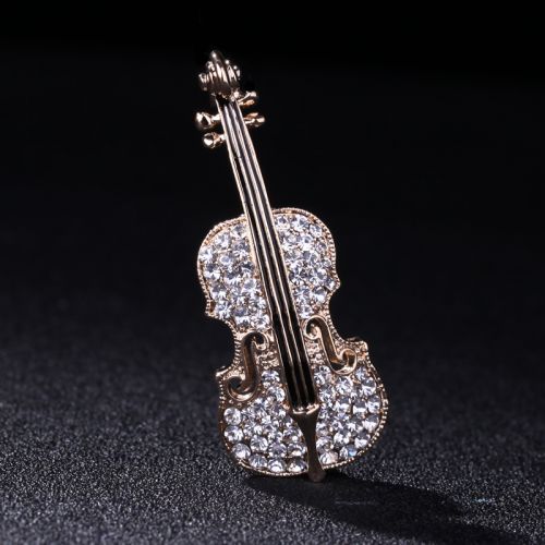 Broche femme en Alliage argent et plaqué or - Ref 1170501