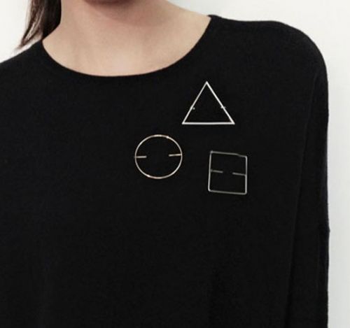 Broche femme en Alliage argent et plaqué or - Ref 1170518