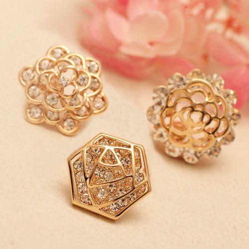 Broche en Alliage argent et plaqué or - Ref 1170540