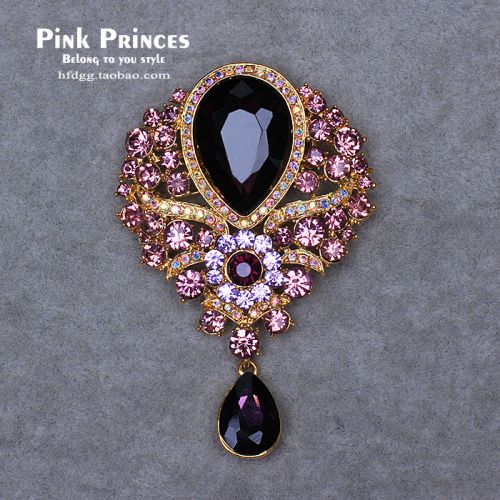 Broche femme en Zircon diamant - Ref 1170701