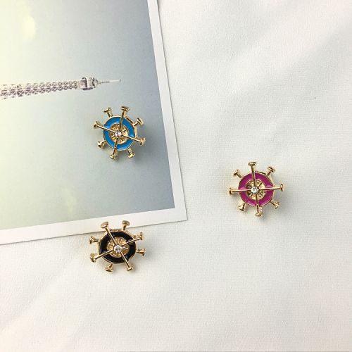 Broche femme en Alliage argent et plaqué or - Ref 1170971